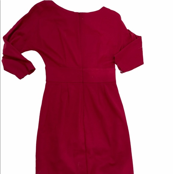 Trina Turk cranberry red dress size 4 - Picture 5 of 6